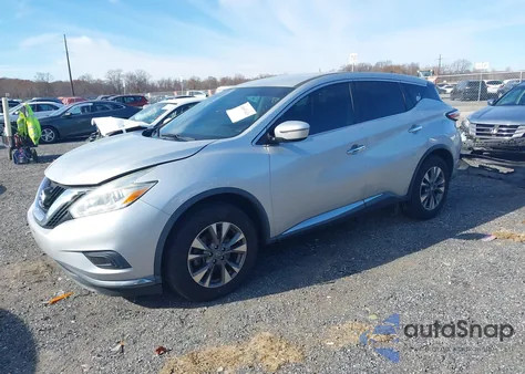 2016 Nissan Murano Platinum/S/Sl/Sv z USA, uszkodzony, nr VIN 5N1AZ2MH9GN110883